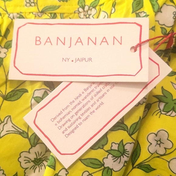 NWT Banjanan Floral Audrey Mini Dress - Picture 2 of 5